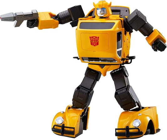 Robosen Bumblebee Flagship Transformer Robot Toy – Auto-Converts Volkswagen Beetle to G1 Bumblebee, 14.84", Voice & App Control, 67 Microchips, 31 Joints, Programmable, Collector's Edition