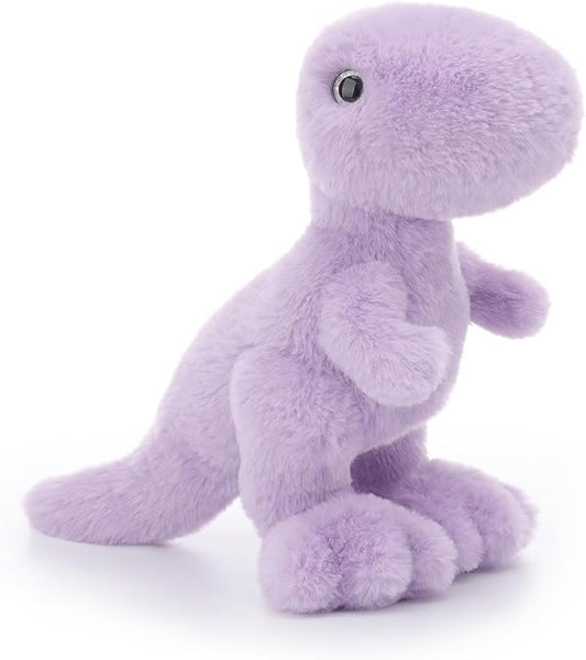 Apricot Lamb Purple Dinosaur Stuffed Animals for Kids, Soft Cute Plush Toys for Baby Girl and Boy, 10 Inches