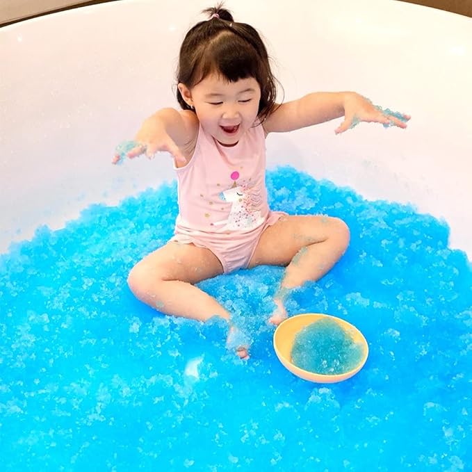 3 x Gelli Baff Bundle from Zimpli Kids, Blue, Red & Green, Turn water into colourful goo! Children’s Sensory & Bath Toy