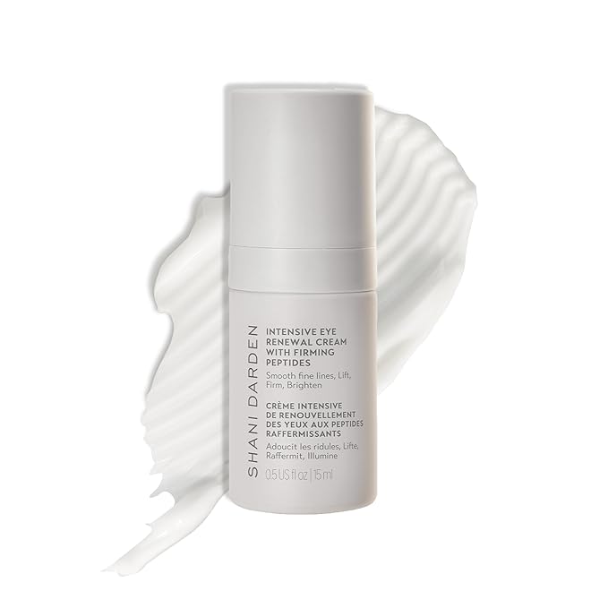 SHANI DARDEN Intensive Eye Renewal Cream, Hydrating Under Eye Cream for Dark Circles, Fine Lines, Wrinkles & Crows Feet with Niacinamide, Shea Butter & Ceramide, Crease-Free & Makeup-Ready, 0.50 fl oz