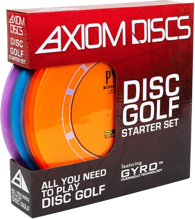 Axiom Discs 3-Disc Premium Disc Golf Starter Set (Colors and Models May Vary)