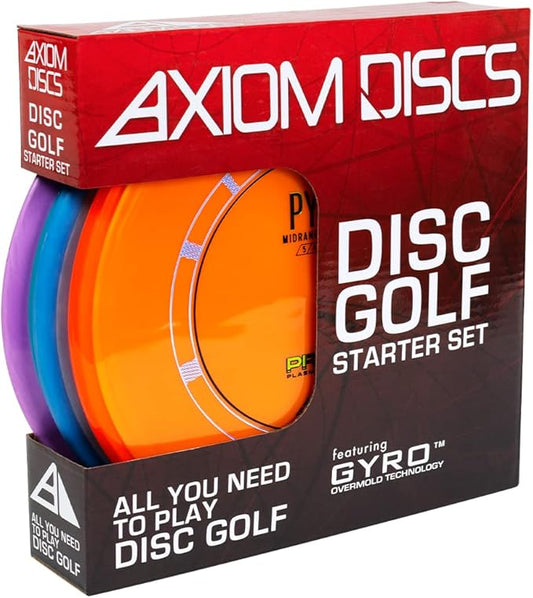 Axiom Discs 3-Disc Premium Disc Golf Starter Set (Colors and Models May Vary)