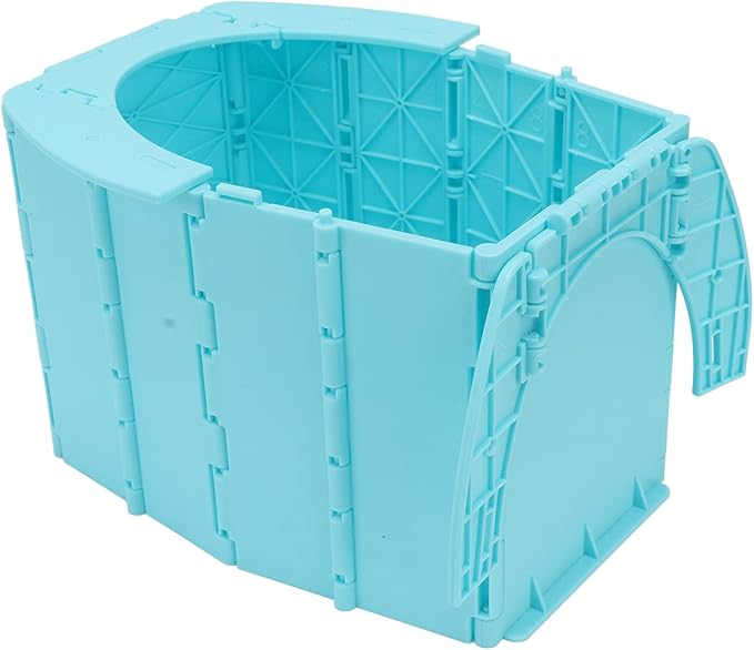 Travel Potty for Toddler Kids, ABS Foldable Portable Car Potty with Garbage Bag Potty Training Toilet Travel Potty for Outdoor Emergency Camping