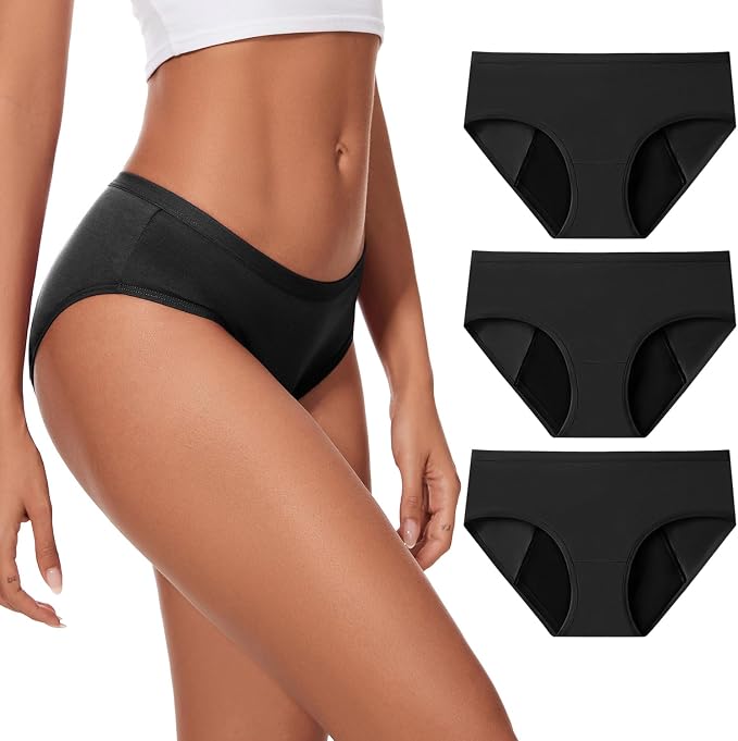 ALLBASE No-side-leaks Leakproof 2.0 Heavy Flow Period Underwear for Women