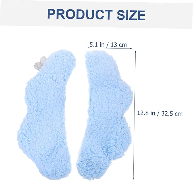 TIDTALEO 2pcs Plush Toilet Seat Toilet Seat Warmer Cover Training Potty Bathroom Soft Thicker Warmer Toddler Potty Children Toilet Seats Cushions Self-Adhesive Pad Washable Flannel（ Random Color)