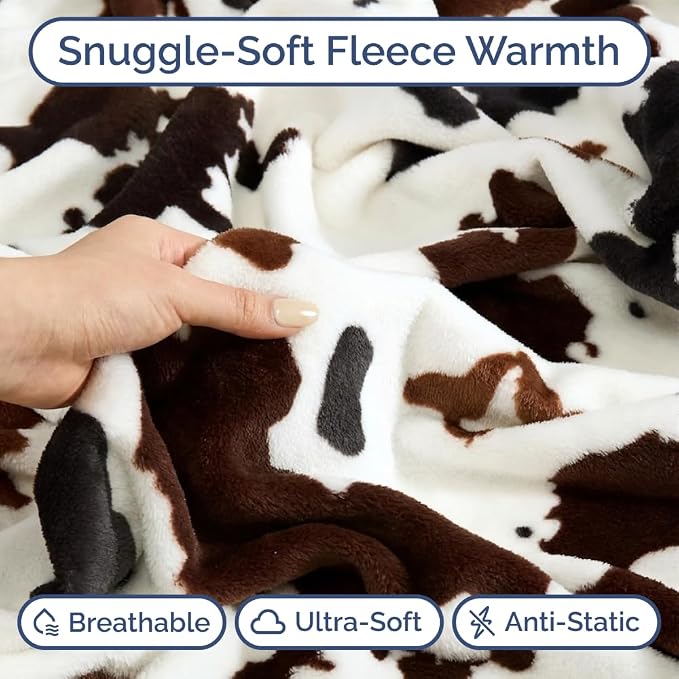 Ultra Soft Fleece Blanket - Flannel Fleece Luxury Blanket - Lightweight for Couch Bed Chair - Thick, Warm and Breathable - All Season Cozy Fuzzy, Anti-Static Microplush Bedding, Queen, Design 263