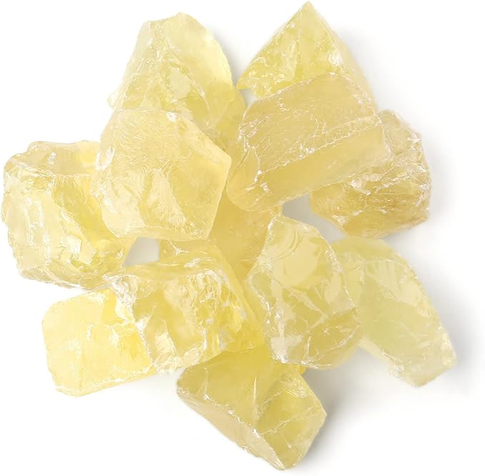 LAIDANLA Citrine 2" Natural Rough Stones Crystal Large Raw Crystals Bulk Healing Gemstones for Reiki Healing Tumbling Fountain Rocks Wire Wrapping Decoration 4PCS 0.55lb