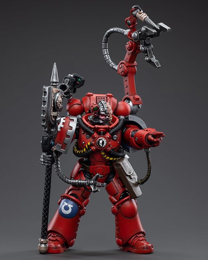 JOYTOY Warhammer 40K 1/18 Action Figures, Ultramarines Primaris Techmarine Perfect for Collectors & Decor, Ideal Gift for Birthdays, Christmas, Character Figure - JT3761