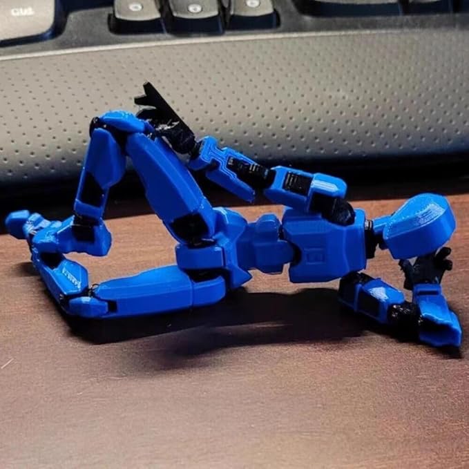 Titan 13 Action Figure,2025 New Lucky Robot 13 Action Figures,3D Printed Action Figure,Dummy Robot 13 Action Figures Desktop Decorations Game Gifts (5 pcs)