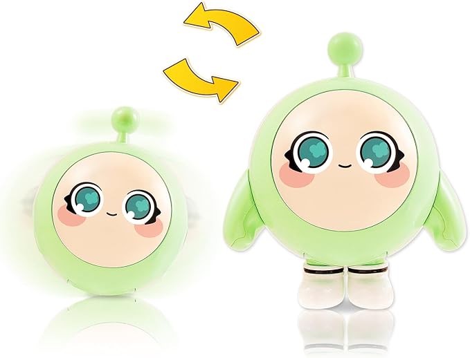A ALPHA Eggy Party Toys, Minty Action Figures Transformable Toys, 2-in-1 Eggy Wobbler Toys to All Ages, Cute Tumbler Toys for Kids Boys and Girls Birthday Holidays