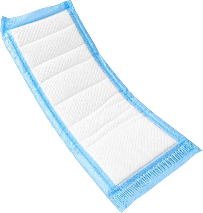 Vakly Postpartum Panty Liner Pads 4" x 11" (50 Pack) – Large Super Absorbent Maternity Pad Liners for Overnight Leak Protection, Incontinence Booster Pads with Adhesive (50, Count)