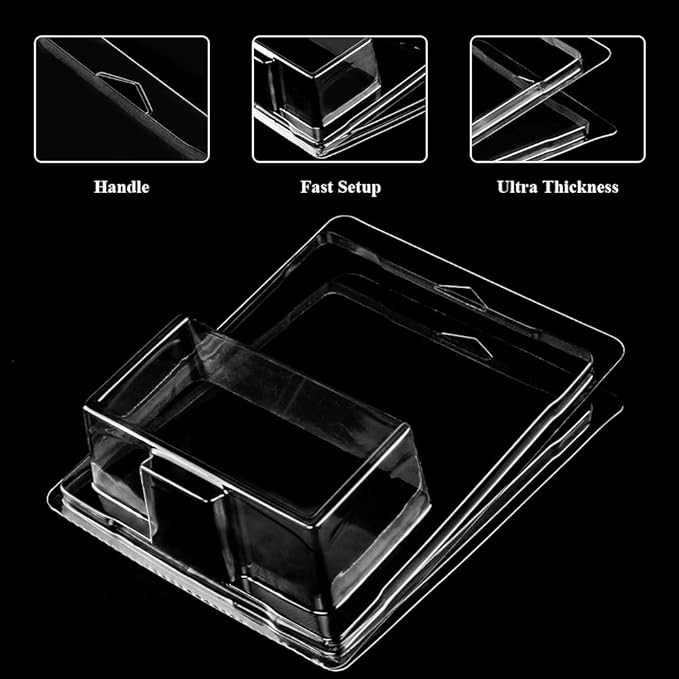 15 Pack Clear Clamshell Protector Case Compatible with Hot Wheels Premium, 0.6mm Thick PET Vehicle Blister Pack Cover Cases for Storage and Display (15)