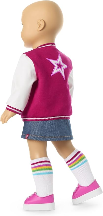 American Girl, Truly Me 18-inch Doll #105 with Light-Blue Eyes, Without Hair, Light-to-Medium Skin, for Ages 6+