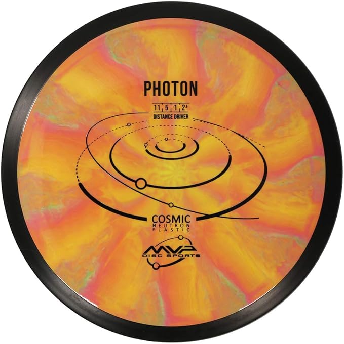 MVP Disc Sports Cosmic Neutron Photon Disc Golf Distance Driver (Colors May Vary)