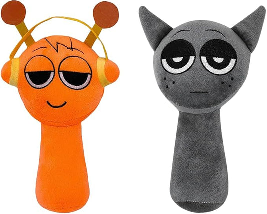 Sprunky Plush, Oren Gray Plushies Cute Stuffed Animals Pillow Plush Figure Sprunky Toys Doll Fun Gifts for Kids Adult Playtime Christmas Birthday 2 Pcs