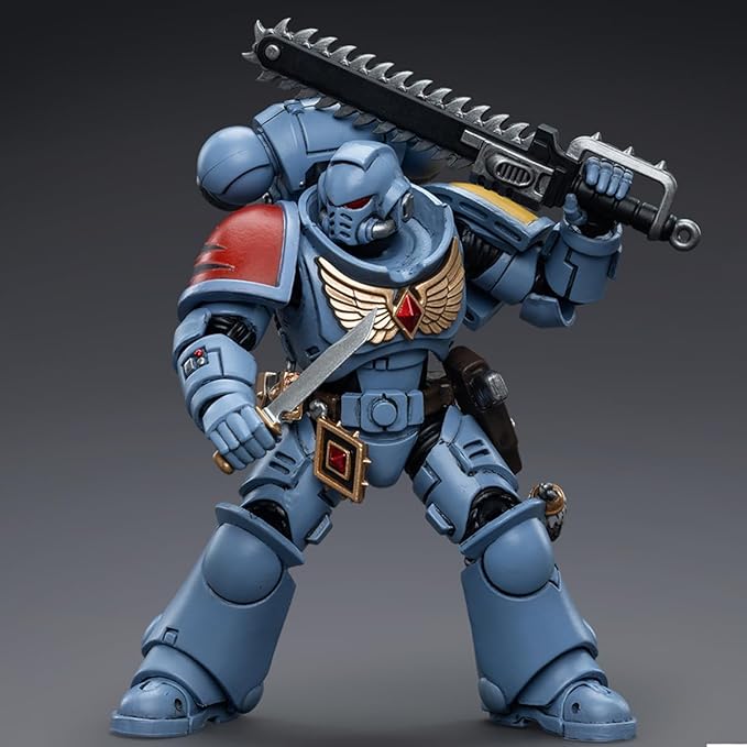 JOYTOY 1/18 Warhammer 40,000 Action Figure Space Wolves Intercessors, Warhammer 40K, Collection Model 4.2inch