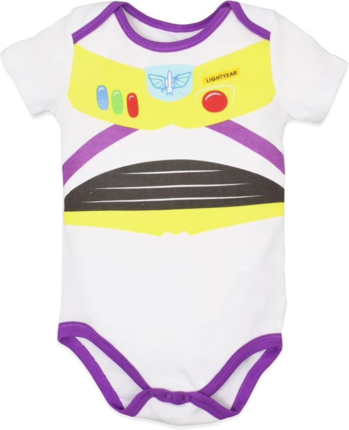 Disney Baby 5 Pack Bodysuits Newborn to Infant Sizes (Newborn - 24 Months)
