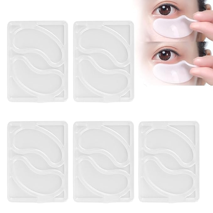 Eye Mask, 5Pcs Reusable Eye Mask Multifunctional Mask Patch Tray Plate Set Reusable Portable Eye Patches for Mask Machine