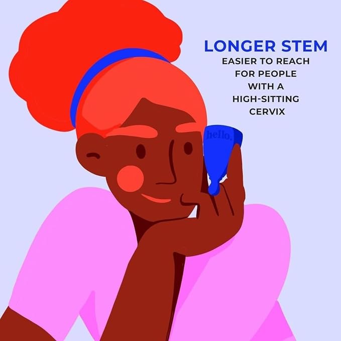 Cup High Cervix Menstrual Cup | Award Winning Reusable Soft Flexible Alternative to Pads & Tampons | Sustainable Feminine Hygiene | Leak Proof | Holds 19.5ml 38mm diameter, 67mm L (Small)