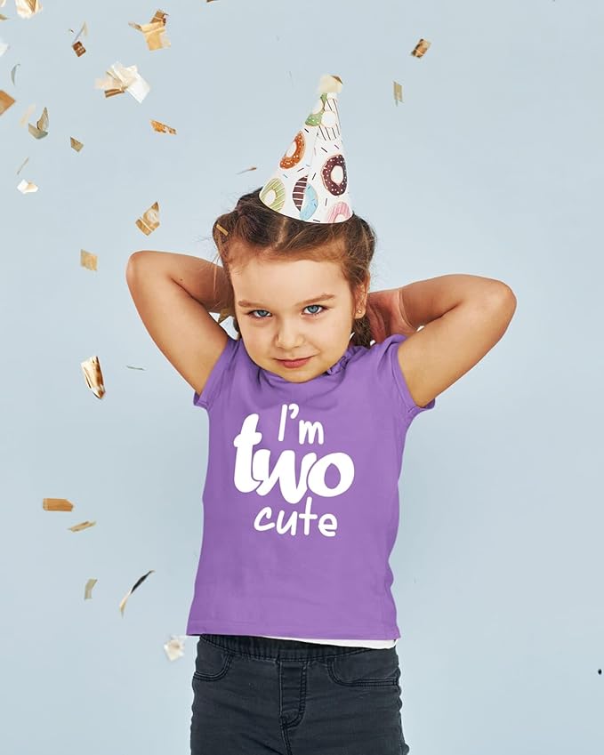 2nd Birthday Outfits for Toddler Girls im Two Cute Shirt Girl 2 Years Old Second Birthday