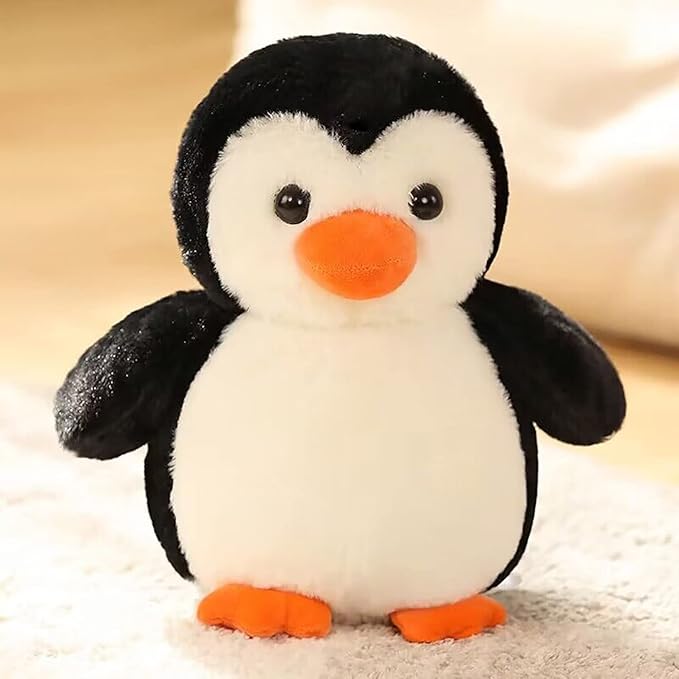 Penguin Stuffed Animal Cute Penguin Plush Doll Toy 8.5 inch for Girls Boys Christmas (Penguin)