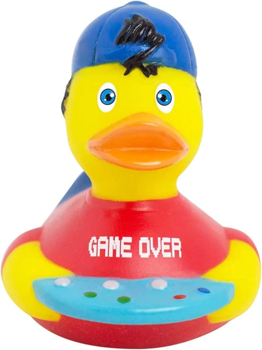 Gamer Boy Rubber Duck Bath Toy | Safe for All Ages | Collectable 100's to Choose | 3 x 3.5 x 3