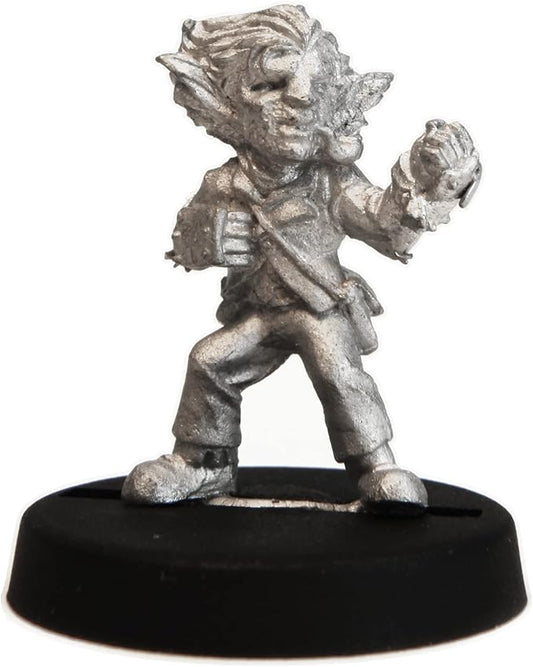 Stonehaven Gnome Monk Miniature Figure (for 28mm Scale Table Top War Games) - Made in USA