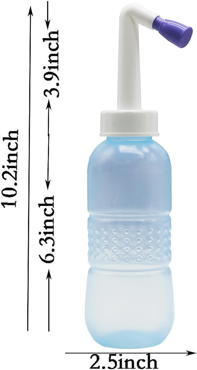 Portable Handheld Personal Hygiene Refresher Toilet Butt Cleaner Travel Bidet Spray Bottle for Home 450 ml.