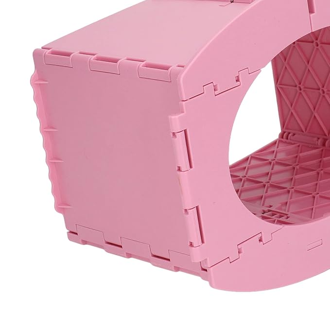 Yinhing Toddler Potty Foldable PP Portable Toilet for Camping Travel Road Trips Distance Driving Lightweight Compact Easy to Safe Design for Kids (Pink)