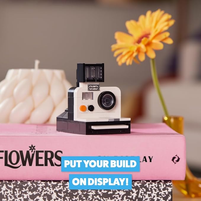 MAX Premium Retro Building Bricks Collection (Polaroid) by ZURU, Building Bricks for Teens, Adults and Collectors. Build, Collect and Display Your Ultimate Collection of Retro Technology!