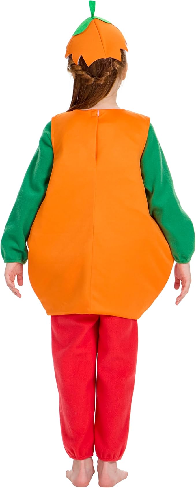 IKALI Halloween Pumpkin Costume with Pumpkin Hat Halloween Dress Up