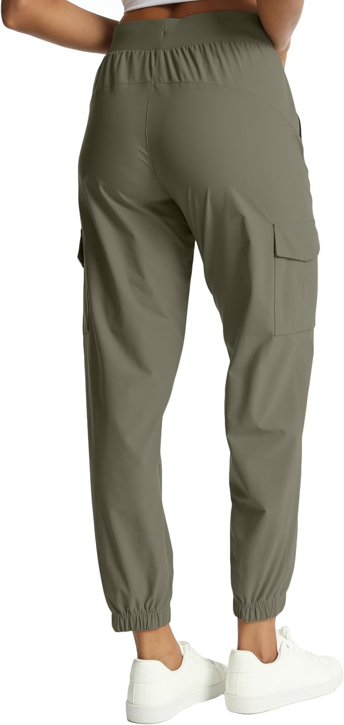 Women's Joggers Cargo Pants Lightweight Quick Dry Hiking Running Pants for Athletic Casual & Outdoor