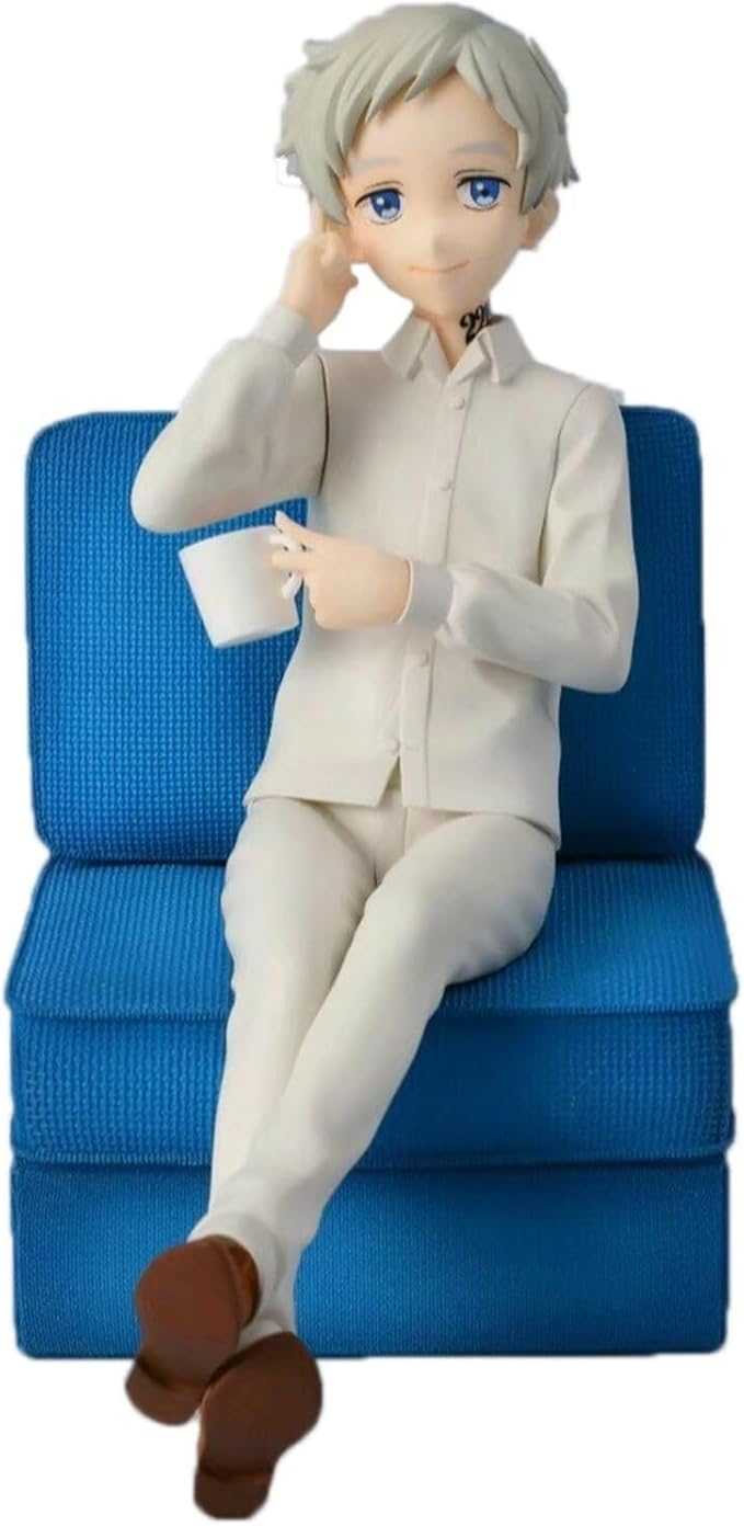 KPOP Anime Figure,Ray-Norman-Emma Figure Anime Figure Cute Cartoon Action Figures Desktop Ornaments