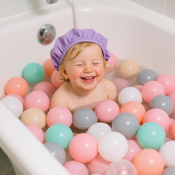 GOGOSO Balls for Ball Pit - Plastic Ball for Toddlers, Baby Kids Ball Pool Decoration 50 100 200 300 500 1000 (6 Colors, 50 Balls)