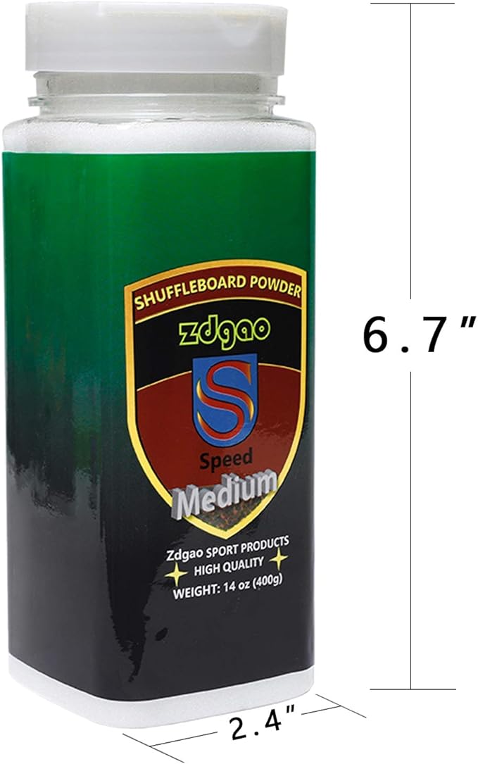 Shuffleboard Sand - Shuffleboard Wax with Mini Dustpan and Mini Brush, 2 Cans(2×14 oz)