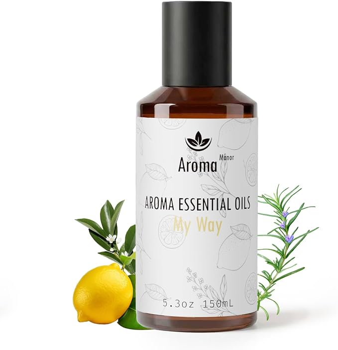 Hotel Scent Essential Oil - My Way - Luxury Hotel Inspired Home Aromatherapy Diffuser Oil - Lemon, Bergamot, Orange Blossom- for Diffuser, Humidifier, Ultrasonic, Reed - 150ML