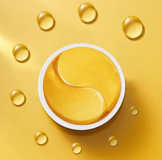 Aloe Vera Under Eye Mask - 60 Pairs Hyrating Dark Circle & Puffy Eye Treatment (Lemon)