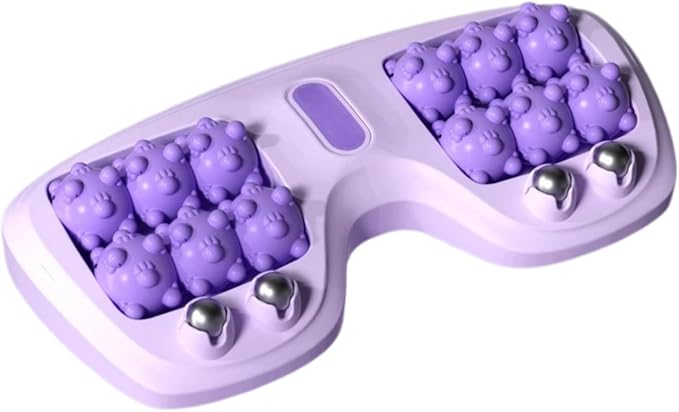 2025 New Portable Double Foot Massage Roller,Dual Foot Massage Roller, Portable Feet Massager Tool for Home Office Use