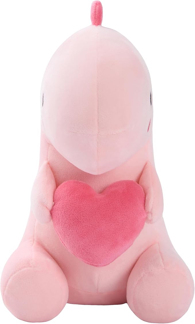 Dinosaur Stuffed Animal, Dinosaur Plush Toy, Loving Soft Dino Plush Toy, Sweet Romantic Cute Dinosaur Plush Toy(10.8 inch)