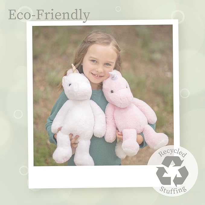 World's Softest Plush Unity Unicorn, Rose, Lushee, Large, 16" Stuffed Animal for Baby, Toddler, Kids, Adults - Soft, Huggable Stuffed Unicorn- Adorable Toy Made from Kid-Friendly, Quality Materials
