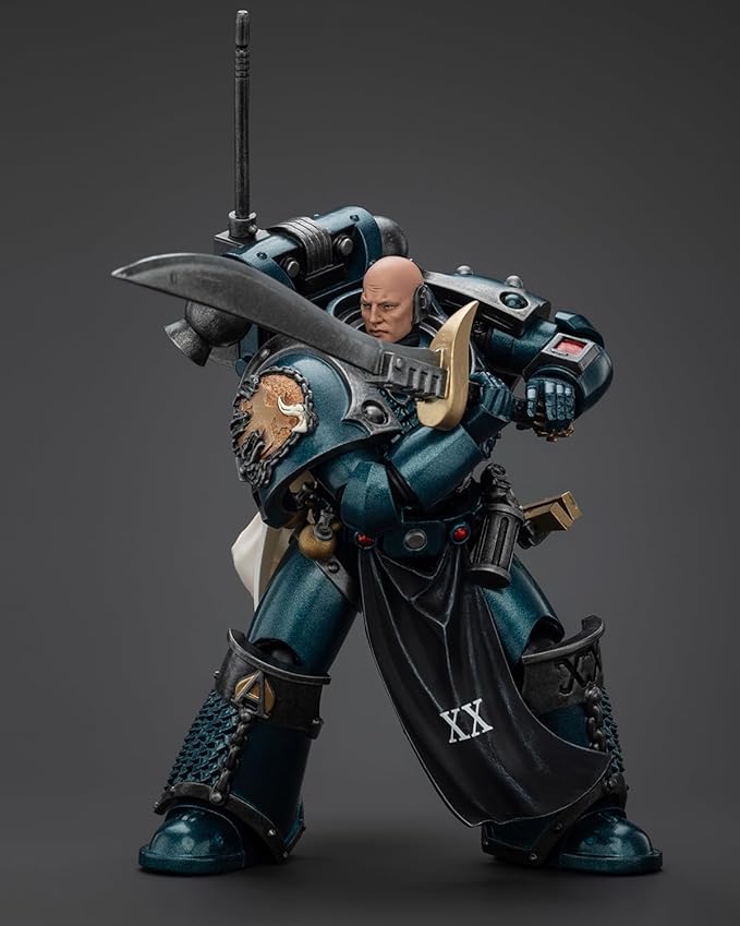 JoyToy 40K Genuine License 1:18 Action Figure, Alpha Legion Harrowmaster Armillus Dynat, 4.96 inch Collectible Action Figures Sets