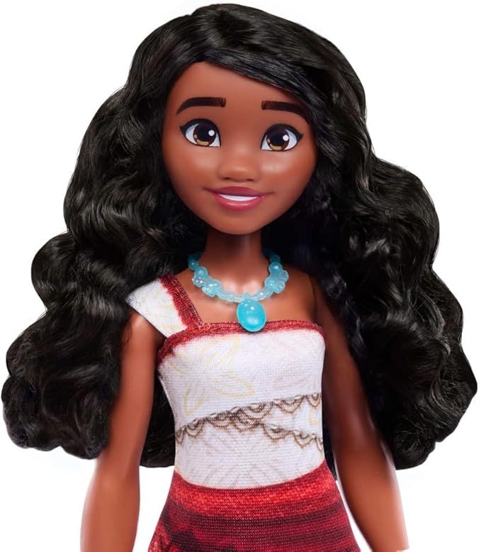 Mattel Disney Moana 2 Voyager 2 Doll Set, Moana & Maui Fashion Dolls in Removable Outfits with 4 Accessories, Inspired by The Movie