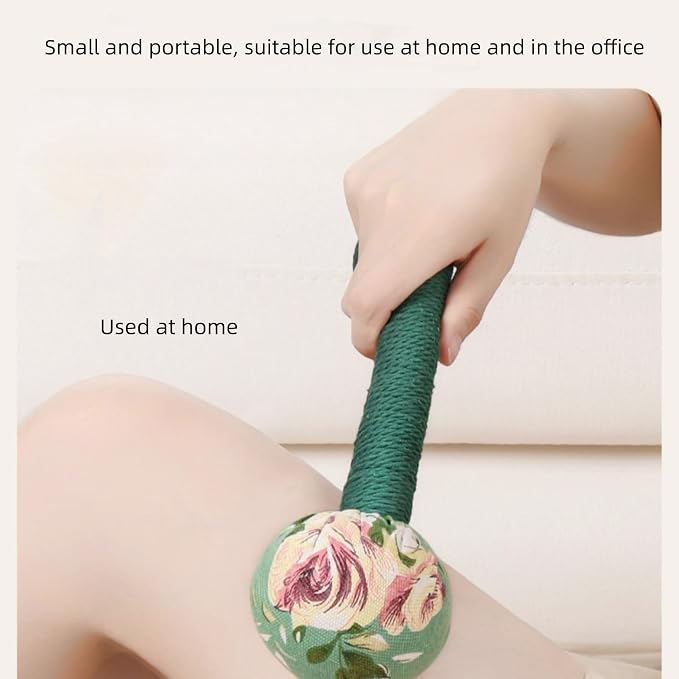 Body Massage Hammer, Manual Back Massager Tool for Body Relief | This Mugwort Massage Hammer Eases Back, Neck & Shoulder Muscle Tension, Perfect for Daily Relaxation at Home and Office