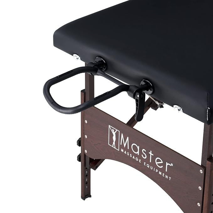 Master Massage Standard Argo Portable Massage Table, 1 count (pack of 1), Black