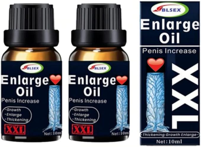 2PC BLSEX Energy Massage Oil for Men, Enlarge Massage Enlargement Thickening Growth Oil Men Enlarge Oil (20ml)