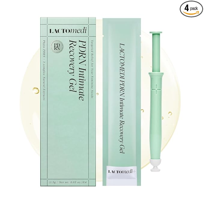 LACTOMEDI PDRN Intimate Recovery Gel (4 pcs) – Vegan Phyto-PDRN Vaginal Moisturizing Gel for Elasticity & Firm-Feel Support, Hydrating Intimate Care, pH Balanced