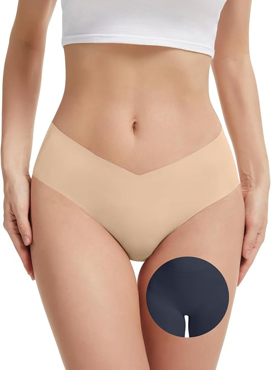 Camel Toe Underwear for Women Seamless Underwear No Show Camel Toe Concealer Invisible Workout Gym Yoga Panties