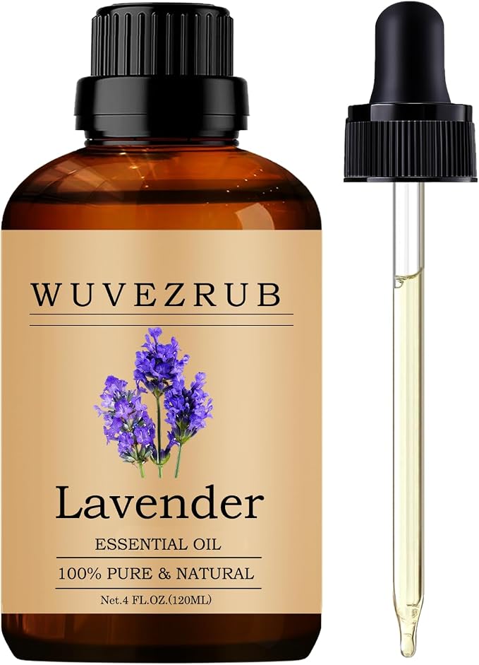 Lavender Essential Oils 120ML, Pure Lavender Essential Oil for Aromatherapy Diffuser - 4 Fl Oz
