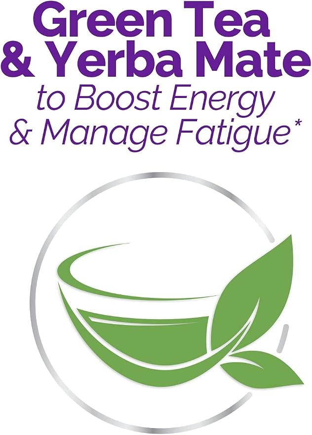 Estroven Stress Relief & Energy Boost for Menopause Relief - 28 Ct. - Clinically Proven Ingredients Provide Stress & Energy Support + Night Sweats & Hot Flash Relief - Drug-Free and Gluten-Free