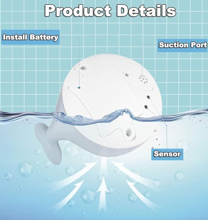 ZHENDUO Baby Bath Toys, Rechargeable Bath Toys, Whale Spray Water Bath Toy, Sprinkler Bathtub Shower Toys for Toddlers Kids Boys Girls, Pool Toy for Baby (White-A)